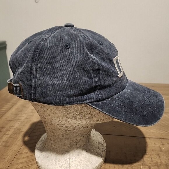 Nissi Dad Hat - Baseball Cap - Faded Blue Denim Look - Adjustable Strap Back - Picture 4 of 6